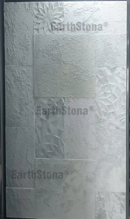 EarthStona Pearl Frost natural stone wall carving cladding for luxury interior and exterior wall design